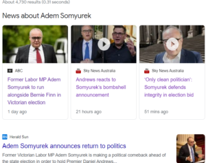 DLP Media about Adem Victorian Elections